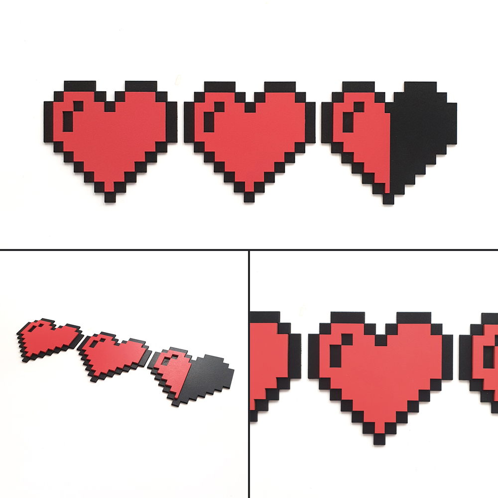 Game Hearts - Painted